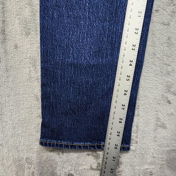 Old Navy Jeans Womens 2 Blue Mid Rise Wow Boyfriend Straight Relaxed Stretch - Picture 10 of 12
